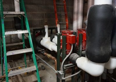 Apartment HVAC Interior Pipes